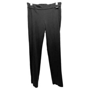 Calvin Klein Women's Career Leggings Pleated Front Gray Small Pull On Casual GUC